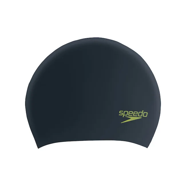 Шапочка для плавання дитяча Speedo LONG HAIR CAP JU чорний OSFM