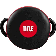 Макивара круглая TITLE Boxing Wrap-Around Stationary Punch Shield Black/Red