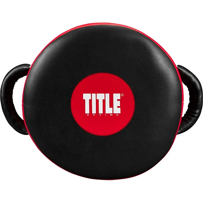Макивара круглая TITLE Boxing Wrap-Around Stationary Punch Shield Black/Red