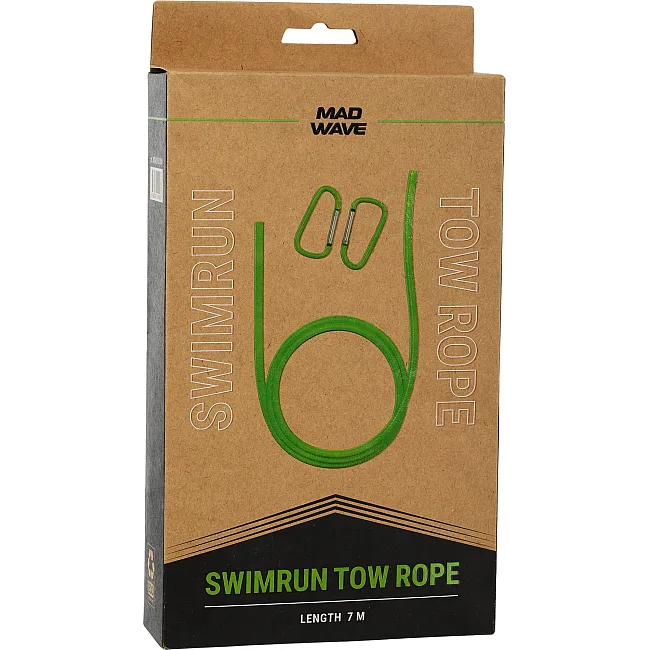 Трос амортизирующий для свимрана MADWAVE
 Swimrun Tow
 M204003010W (Зеленый)