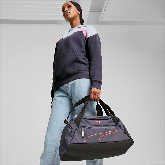 Сумка спортивна Puma Fundamentals Sports Bag 16L сірий  40x21,5x18,5 см