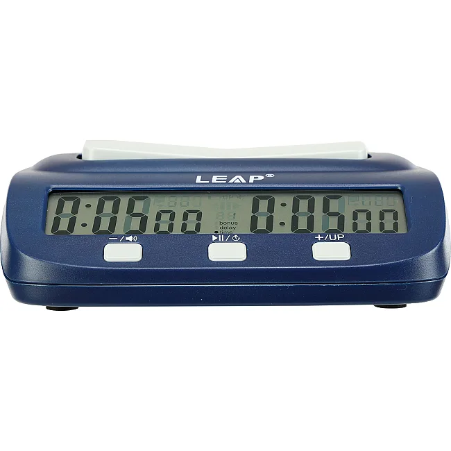 Часы шахматные электронные многофункциональные LEAP PQ9923 пластик