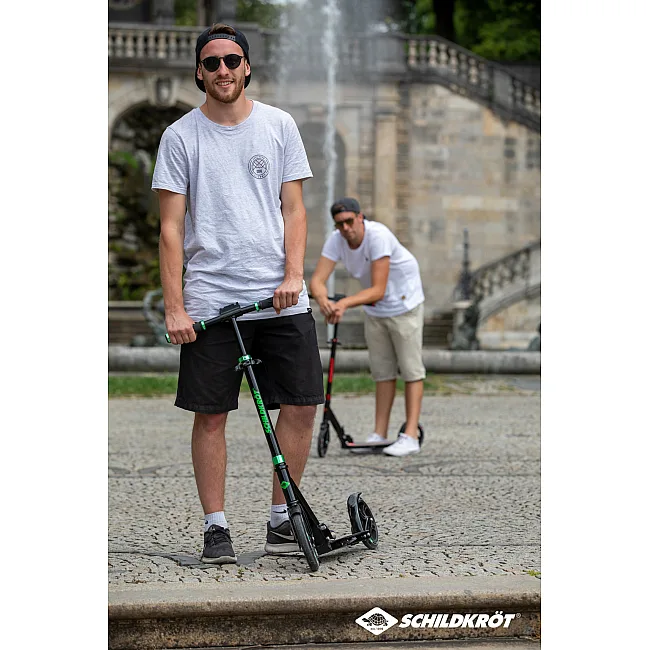 Городской самокат SCHILDKRÖT Scooter Street Master 200mm Green Max: 100 кг