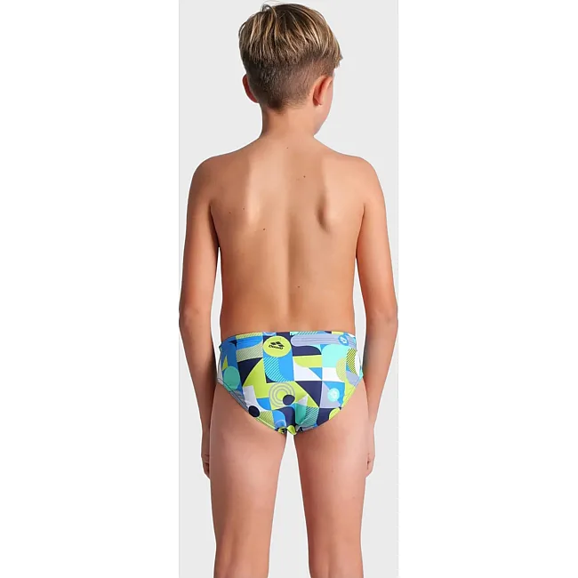 Плавки слепые для мальчиков Arena WALLPAPER SWIM BRIEFS мультиколор