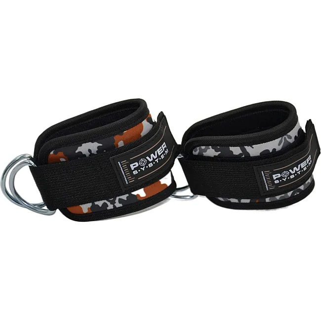 Манжеты на лодыжку POWER SYSTEM PS-3470 Camo Grey/Black