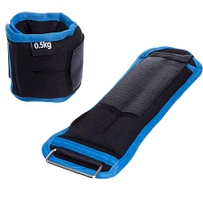 Утяжелители для ног и рук SP-SPORT FI-130 см2-1 2x0,5кг (Черный-синий)