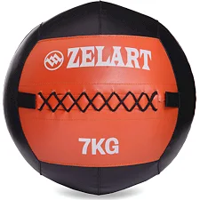 М'яч набивний медичний для кросфіту WALL BALL ZELART FI-5168-7 7кг