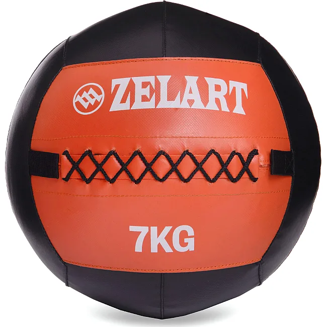 Мяч набивной медицинский для кроссфита WALL BALL ZELART
 FI-5168-7 7кг