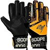 Вратарские перчатки профессиональные с защитой пальцев SOCCERMAX GK-4321 7-11 (Оранжевый-черный)