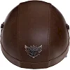 Открытый мотошлем Половина для чоппера Ретро-Каска KCO 328 (Черный)
