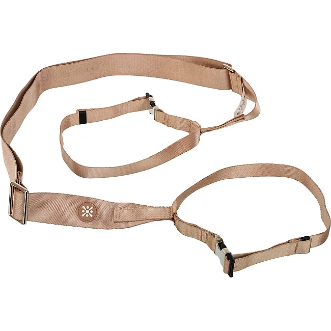 Ремень-стяжка для переноски коврика BLOOM YOGA MAT STRAP LB7084 (Коричневый)
