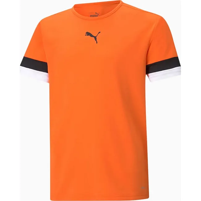 Детская футболка Puma teamRISE Jersey Jr оранжевый