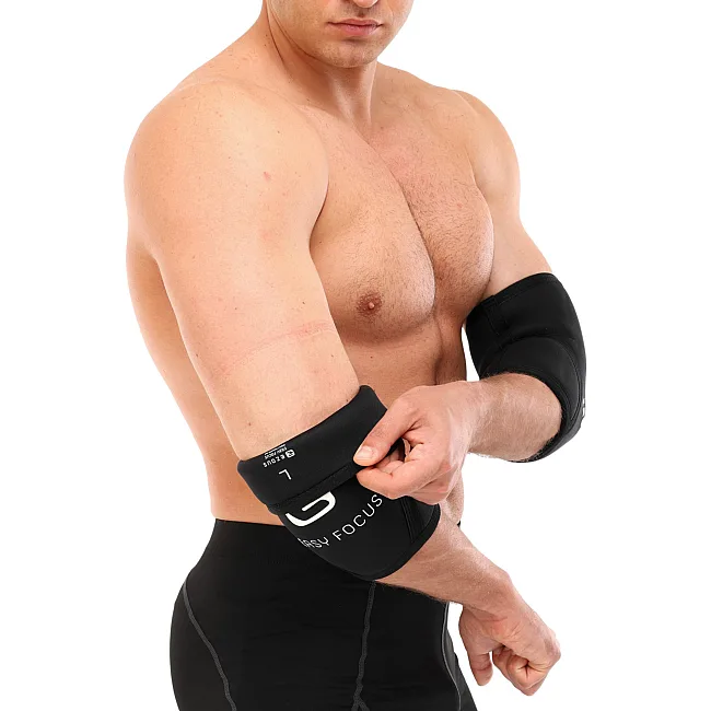 Налокотники для жима 2штуки ELBOW SLEEVE EZOUS A-03 2шт (Черный)