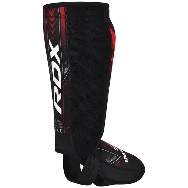 Защита для голеней и стоп RDX NEOPRENE SHIN INSTEP IMMAF-1-RED