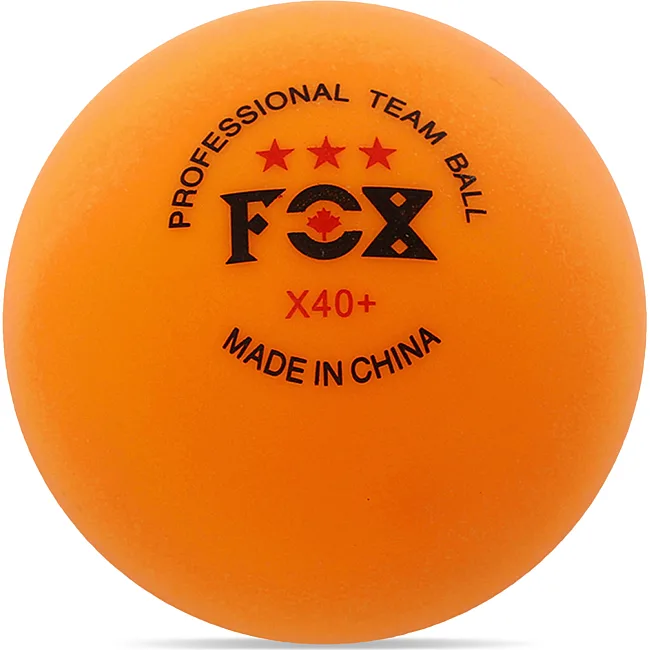 Мячи для настольного тенниса в пластиковом боксе FOX MT-8589 60шт (Желтый)