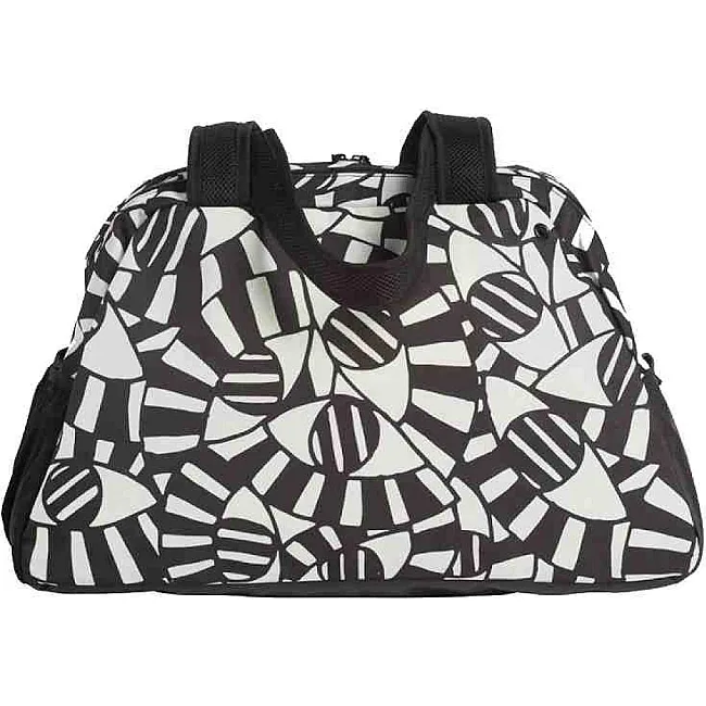 Сумка спортивная Arena FAST SHOULDER BAG ALLOVER 35L черный, белый, желтый 55х27x32 см