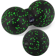 Набір м'ячів для масажу та йоги PowerPlay PP_4090 EPP (Комплект з 2 штук) Green