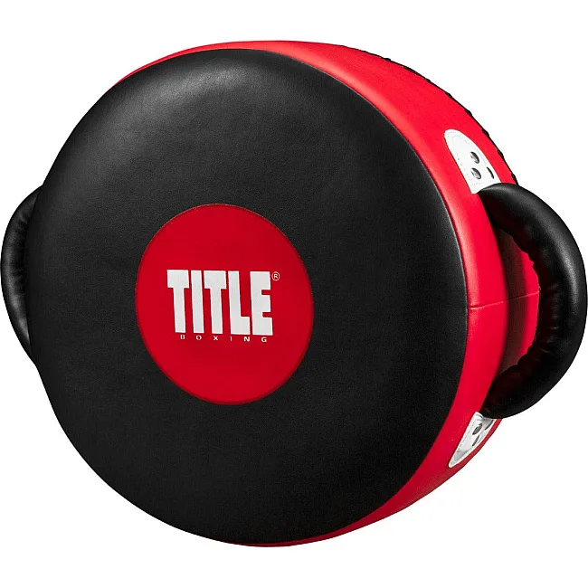 Макивара круглая TITLE Boxing Wrap-Around Stationary Punch Shield Black/Red