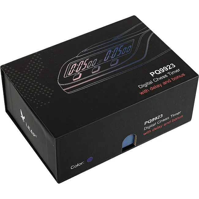 Часы шахматные электронные многофункциональные LEAP PQ9923 пластик