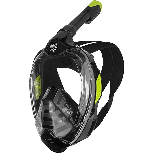 Повнолицьова маска Aqua Speed VEIFA ZX 9857 чорний, жовтий