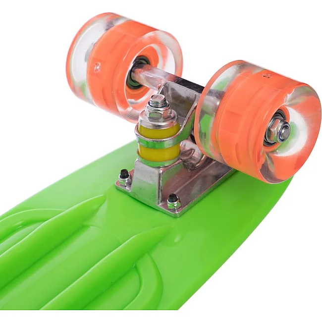 Пенни борд Penny Board круизер пластиковый со светящимися колесами 22