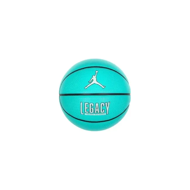 М'яч баскетбольний NIKE JORDAN LEGACY 2.0 8P DEFLATED HYPER JADE/BLACK/BARELY GREEN/BLACK size 7