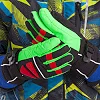 Перчатки лыжные детские зимние SP-SPORT C-0533 (Черный-салатовый)