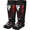 Защита для голеней и стоп RDX NEOPRENE SHIN INSTEP IMMAF-1-RED