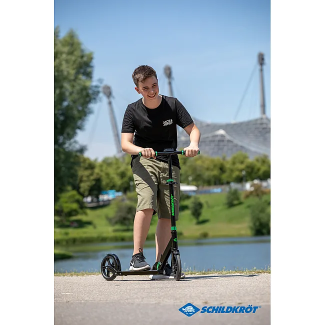 Городской самокат SCHILDKRÖT Scooter Street Master 200mm Green Max: 100 кг