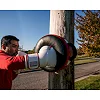 Макивара круглая TITLE Boxing Wrap-Around Stationary Punch Shield Black/Red