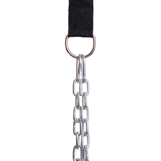 Пояс атлетичний для обтяження текстильний з ланцюгом та карабіном ZELART
 Dipping Belt TA-2647 спинка-20см