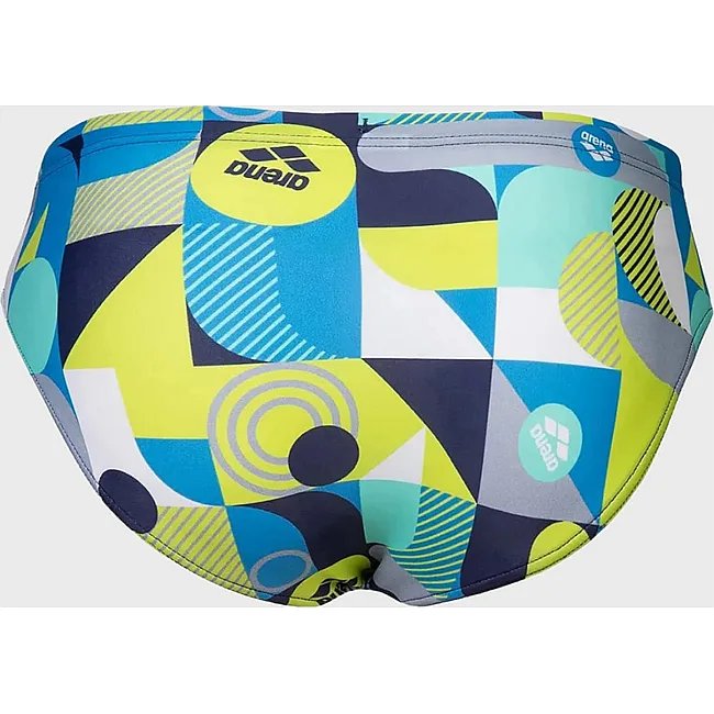Плавки слепые для мальчиков Arena WALLPAPER SWIM BRIEFS мультиколор