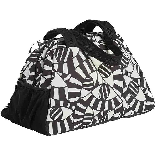 Сумка спортивная Arena FAST SHOULDER BAG ALLOVER 35L черный, белый, желтый 55х27x32 см