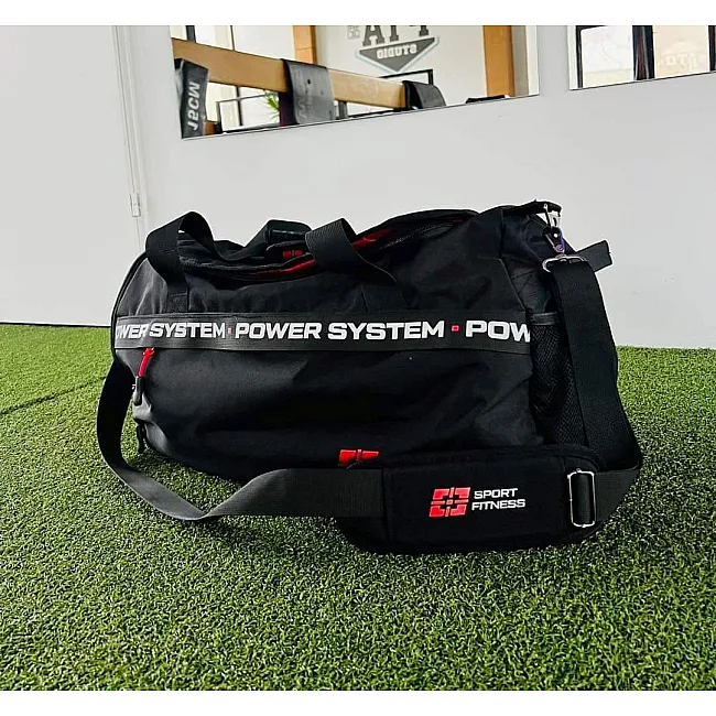 Сумка спортивная POWER SYSTEM PS-7012 Gym Bag-Dynamic Black/Red (38л)
