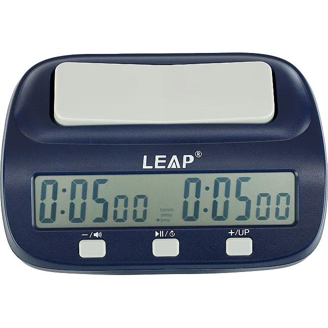 Часы шахматные электронные многофункциональные LEAP PQ9923 пластик