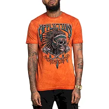 Футболка мужская AFFLICTION Native Grind Koi Oil Stain