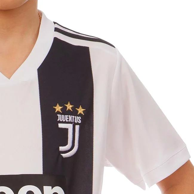 Футбольна форма дитяча із символікою клубу JUVENTUS домашня 2019 SP-PLANETA CO-8020 6-14 років