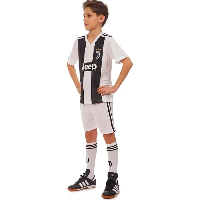 Футбольна форма дитяча із символікою клубу JUVENTUS домашня 2019 SP-PLANETA CO-8020 6-14 років