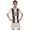 Футбольна форма дитяча із символікою клубу JUVENTUS домашня 2019 SP-PLANETA CO-8020 6-14 років