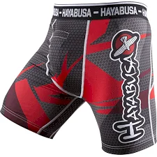 Шорти компресійні Hayabusa Metaru 47 Silver Red