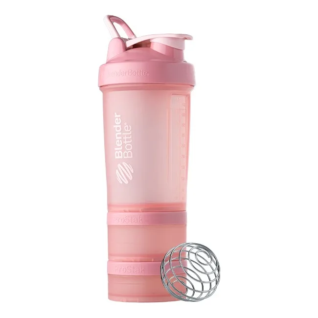 Спортивный шейкер BLENDERBOTTLE ProStak 22oz/650мл с 2-мя контейнерами Rose_Pink