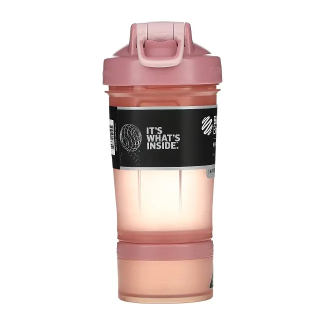 Спортивный шейкер BLENDERBOTTLE ProStak 22oz/650мл с 2-мя контейнерами Rose_Pink