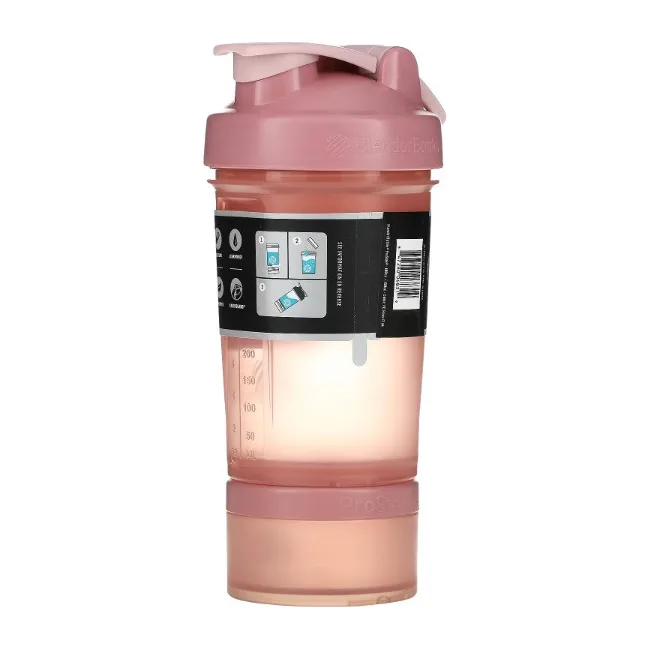 Спортивный шейкер BLENDERBOTTLE ProStak 22oz/650мл с 2-мя контейнерами Rose_Pink