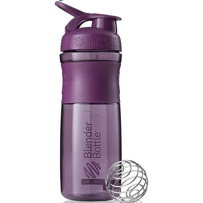 Спортивный шейкер-бутылка BLENDERBOTTLE SportMixer Flip 28oz/820мл Plum