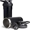 Спортивный шейкер SMARTSHAKE металлический Insulated Steel 750мл Black