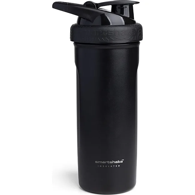 Спортивный шейкер SMARTSHAKE металлический Insulated Steel 750мл Black