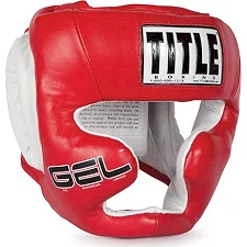 Тренировочный шлем TITLE GEL World Full Face Red