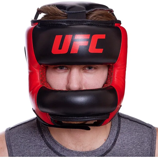 Шлем с бампером кожаный UFC PRO UHK-75062 S