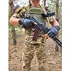 Перчатки тактические кожаные без пальцев TACTIGEAR PS-8801 Patrol Black