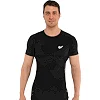 Футболка компрессионная с коротким рукавом мужская JASON 25098 (Черный)